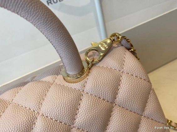 First Bag Ru FLAP WITH BAG CHANEL TOP HANDLE 0815